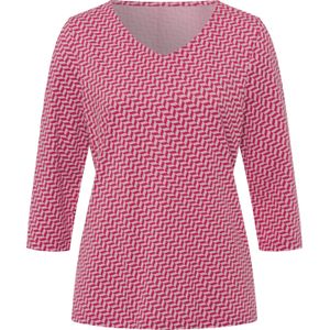 Dames Shirt met 3/4-mouw in pink/roze
