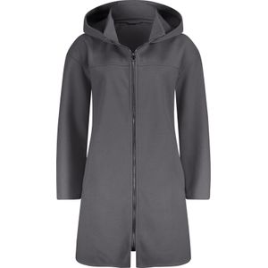 Dames Lange jas in antraciet