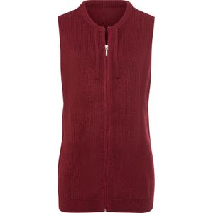 Lange Mouwloze Vest - Zacht - Ronde Hals - Tunnelkoord - Bindstrikje