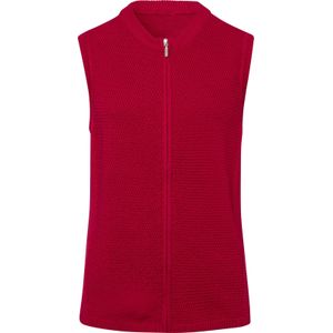 Mouwloos vest in rood