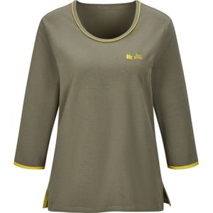 Feel Good - Sportief Shirt - Kaki - Dames - 3/4-mouwen