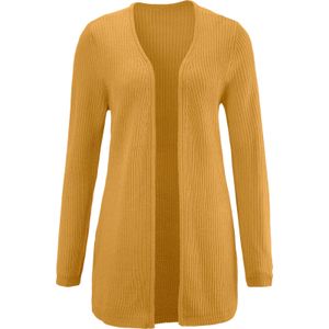 Oker - Vest - 100% Polyacryl - Lange Mouwen - Zonder Zak