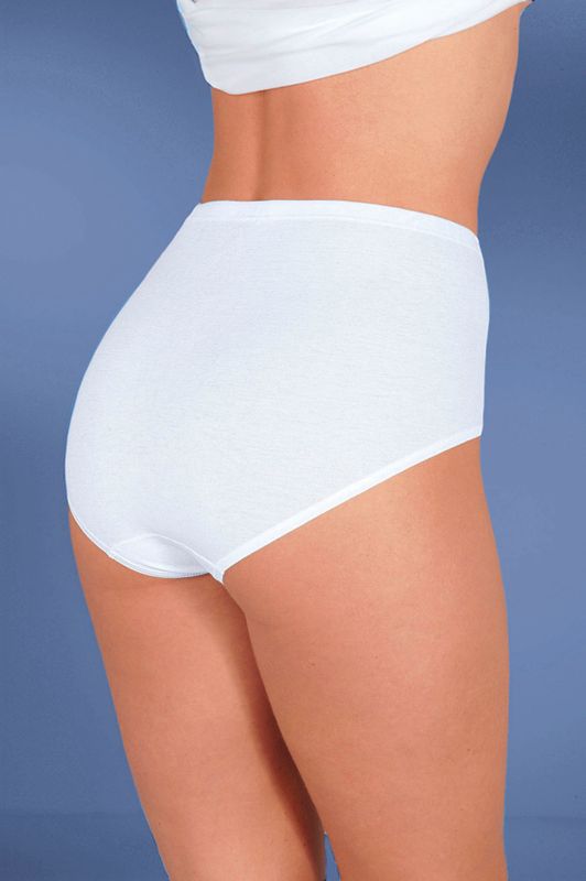 Slips - Wit - 100% Katoen - Elastische Band