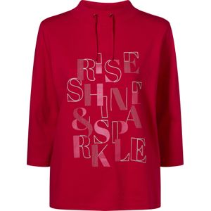 Dames Sweatshirt in rood