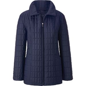 Winterjassen - Marine - 100% Polyester - Lange Mouwen - Ritssluiting