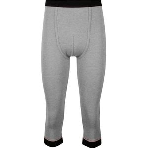 Heren 3/4-onderbroek in antraciet gemêleerd