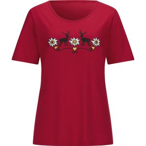 Dames Traditioneel shirt in rood