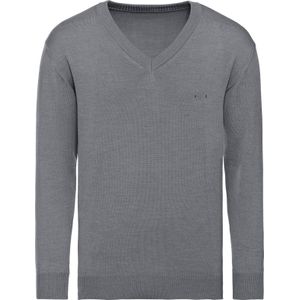 Pulli - Grijs Mêlee - 100% Scheerwol - Lange Mouwen