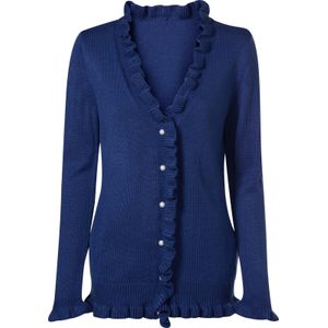 Dames Vest in koningsblauw