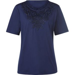 Marine T-shirt - 50% Katoen - 50% Modaal - Korte Mouwen