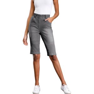 Bermuda - Grey - Katoen - Elastische Band