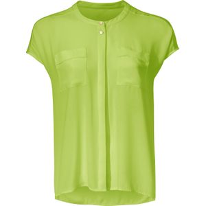 heine - Blouse - Limoen - Korte Mouwen - 100% Polyester