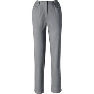 Jeans - Grey - 81% Katoen - Opgestikte Zakken - Comfortabele Taillehoogte