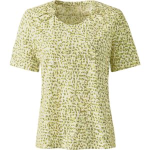 Dames Shirt met print in pistache geprint