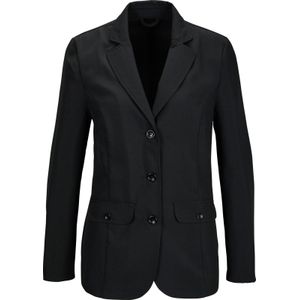 Blazer - Zwart - 100% Polyester - Lange Mouwen - Reverskraag