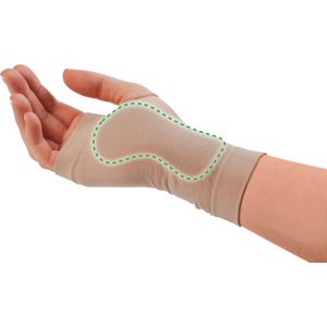 Dames Carpaletunnelbandage in beige