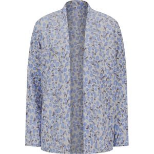 Blazer - IJsblauw/Steengrijs - 100% Polyester - Lange Mouwen