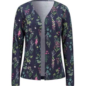 Classic Basics - Shirtjasje - Marine/oudroze gedessineerd - 100% Katoen