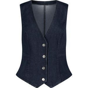 Dames Jeansgilet in dark-blue