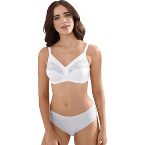 Bralette - Wit - Katoen/Polyamide/Elastaan - Zonder Beugels