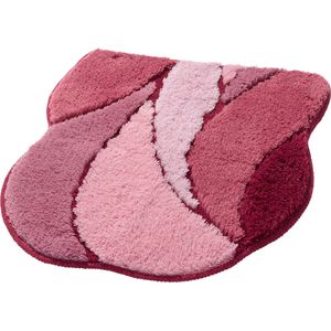 Badmat - Oudroze - Gedessineerd - 60 cm - Machinewas
