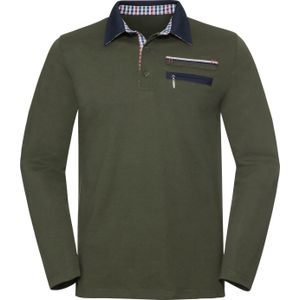 Heren Longsleeve in rietgroen