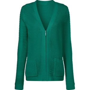Dames Cardigan in smaragdgroen