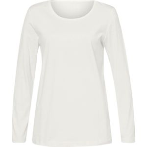 Dames Shirt met lange mouwen in ecru