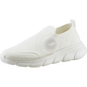 Slippers - Wit/Grijs - Textiel - Breed Schouder