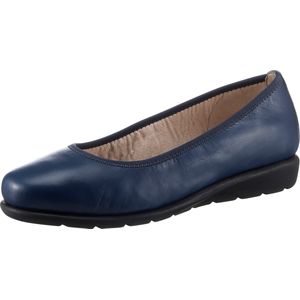 Ballerina - Donkerblauw - Gladleer - Synthetisch Binnenzool - TR Loopzool