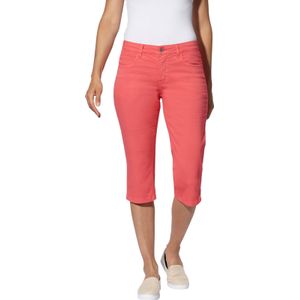 Dames Capri-jeans in koraal