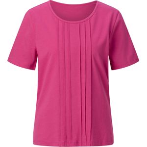 Dames Shirt met korte mouwen in fuchsia