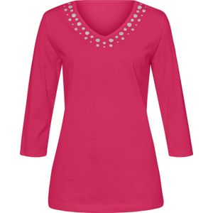 Dames Shirt met 3/4-mouw in pink