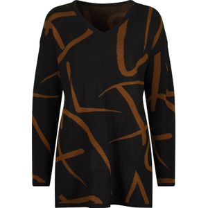 Gebreide Trui - Meerkleurig - Gedessineerd