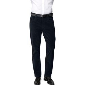 Heren Ribcord broek in marine