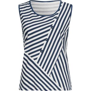 Imprimé - Gedessineerd - Mouwloos - Ronde Hals - 100% Katoen