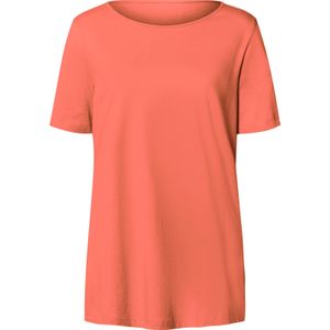 Dames Lang shirt in koraal
