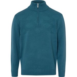 Heren Pullover met opstaande kraag in topaas