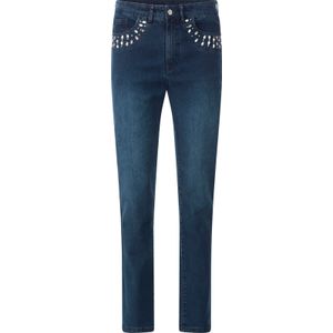 Dames jeans in blue-stonewashed