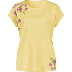 Shirt met korte mouwen in citroen/rozenkwarts
