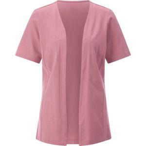 Oudroze Sweatvest - Katoen - Gebloemd