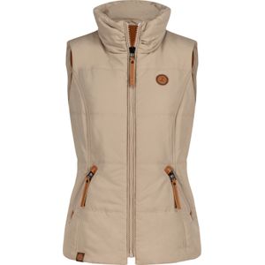 Beige Winterjas - 100% Polyester - Zonder Capuchon - Ritszakken