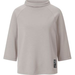 Dames Shirt met 3/4-mouw in lichtgrijs