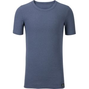 Heren shirt in rookblauw