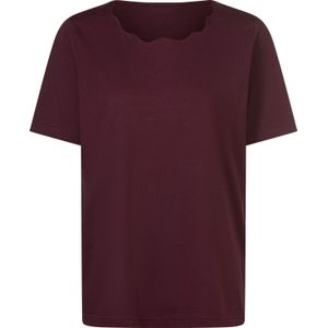 Dames Shirt met korte mouwen in bordeaux