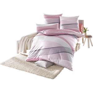 Bedtextiel in mauve