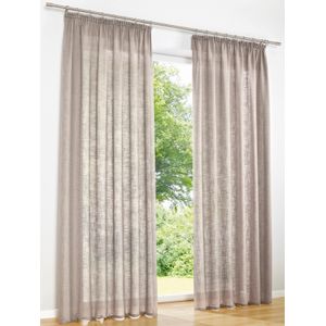 Decor. vitrage in taupe