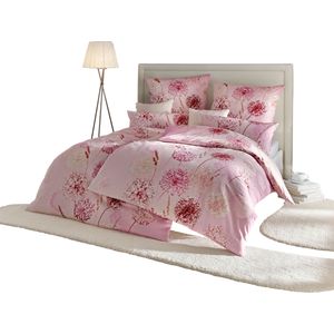 Bedtextiel in roze/lila