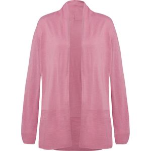 Vest - Nachtblauw - 100% Polyacryl - Lange Mouwen - Sjaalkraag