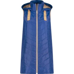 Dames - Bodywarmer - Koningsblauw - Lange Vest